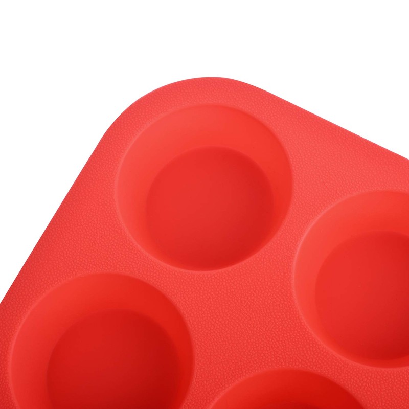 Zuvo Silicon Muffin Tray 12 Cups - Non Stick Baking