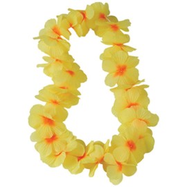 U.S. Toy HL344 Two Tone Petal Leis, Large, Yellow