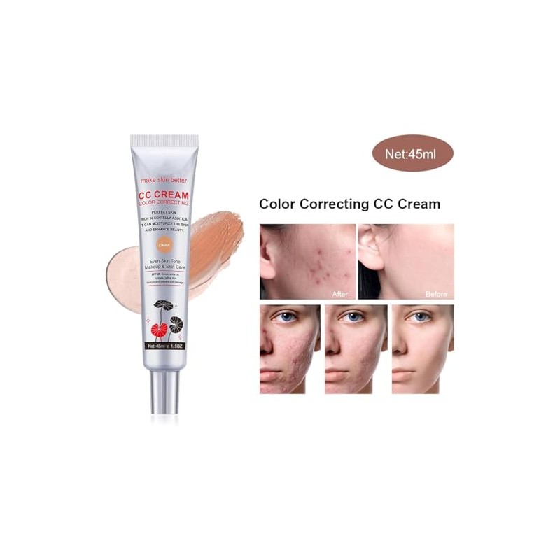 Base De Maquillaje CC Cream Hidratante Con Centella Asiática