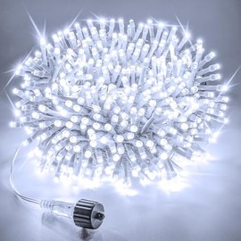 140FT Christmas Lights Indoor Outdoor Waterproof, 400 LED 8 Modes Warm Twinkling String Lights for Room Decorations, Ideal for Christmas Trees, Wedding, and Party