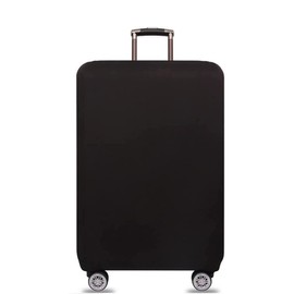 YKKJ Suitcase dust cover, luggage cover, fits 18-20 inches (black S)