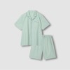 JAJU [JAJU] Men's 60s Cotton Line 5-Part Pajama Set_Mint