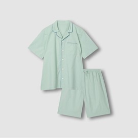 JAJU [JAJU] Men's 60s Cotton Line 5-Part Pajama Set_Mint
