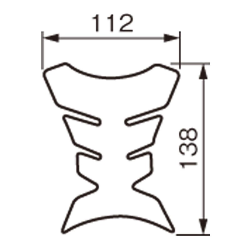 Daytona PROGRIP 98002 Motorcycle Anti-Scratch Seal Tank Pad 1 Piece