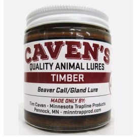 Cavens Caven's Timber - Beaver Castor Lure Large 4 Ounce Jar Trapping Supplies Bait