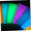 IWOWHERO 12pcs Non Radiative Luminous Nail Art Powder Fluorescent Glitter