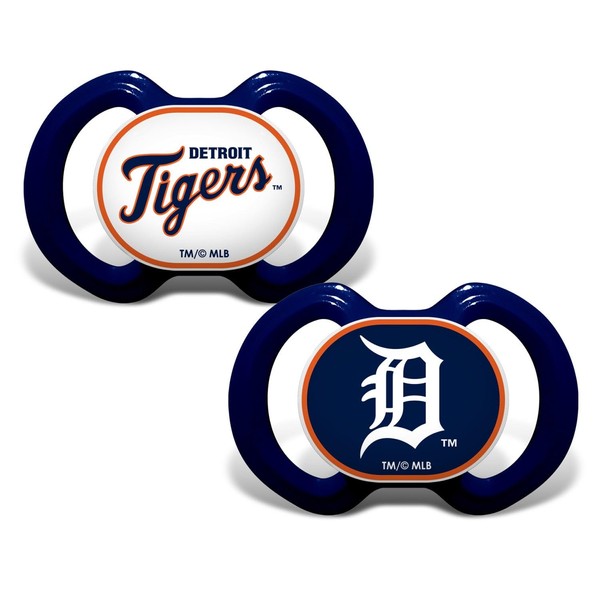 Baby Fanatics Det2000: Detroit Tigers Pacifier 2-Pack