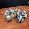 Sass & Belle Leopard & Zebra Mini Baubles - Set