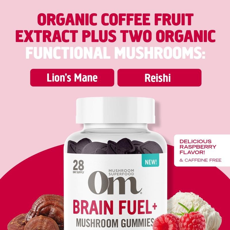 Brain Fuel+ Mushroom Gummies