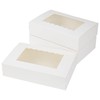 KEYIDO 20 Pack Cookie Boxes with Window, 8.5”×5.5”×2” Sweet Boxes
