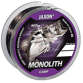 Jaxon Monolith Carp Fishing Line 0.25-0.35 mm / 600 m Spool Monofilament Carp Line (Diameter 0.25 mm / Load Capacity 13 kg)
