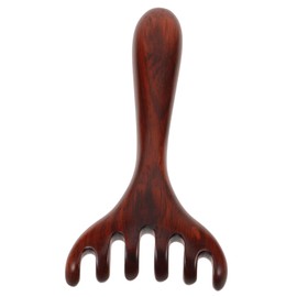 Beaupretty Dredging Rake The Rake Feet Massager Massage Tools Scalp Massage Tool Rakes Foot Massage Tool Foot Acupoint Massagegerät Praktisches Massagegerät Zuverlässiger Massagekamm Holz Kaffee