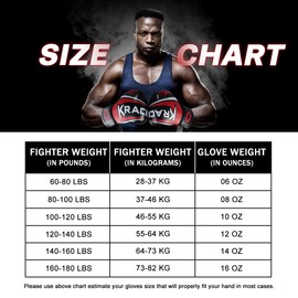 Krace Boxing Gloves 14oz for Kids Youth Men Women, Training Boxing Gloves PU Leather Bag Gloves (Red)