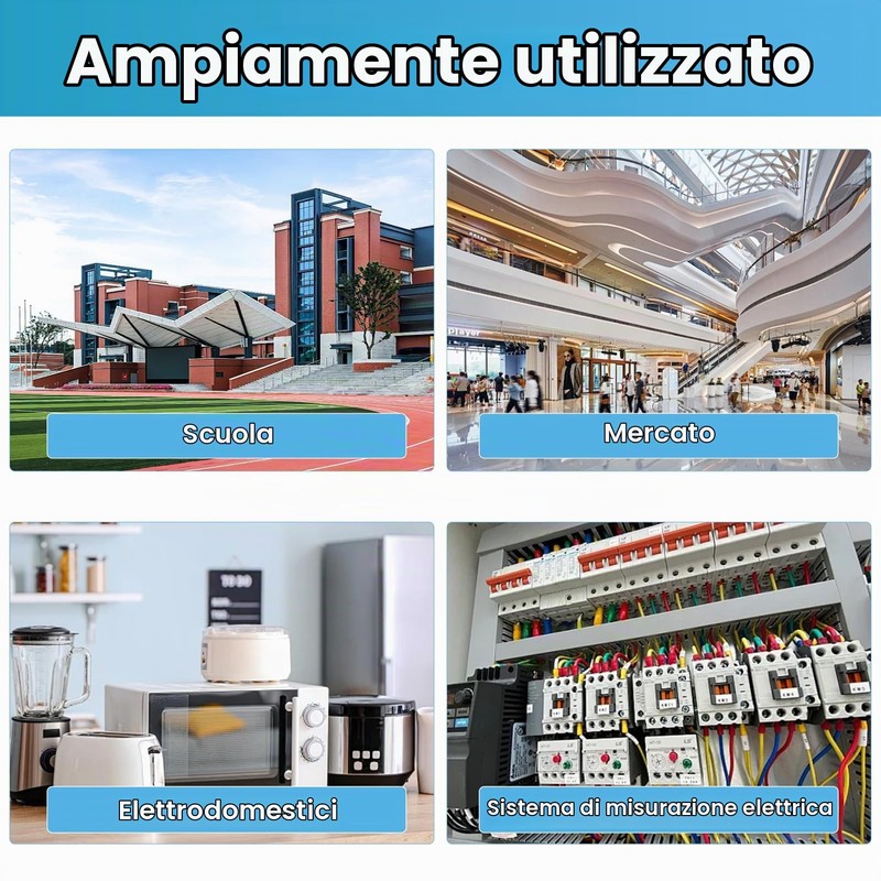 Contatore energia elettrica wifi misuratore di consumo elettrico tuya smart