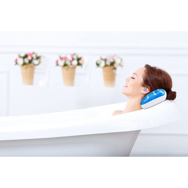 PANA be Cool Bath Pillow with Cooling Gel Beads •