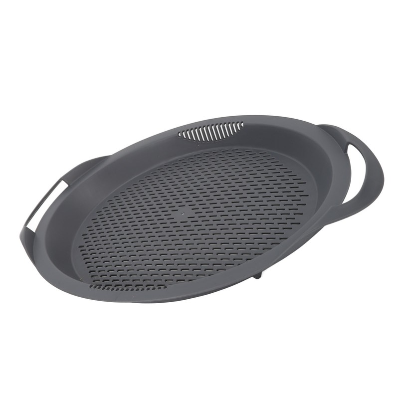 Kitchen Food Processor Robot Tray with Perforated Holes Steaming Tray