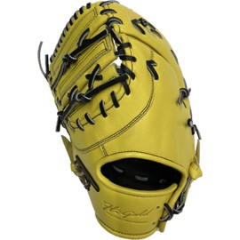 HI-GOLD OKG-710F SR Lemon Yellow RH Mitt for Common Soft Mitts, First Baseman