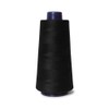 Hemline Threads Sewing and Overlocking Thread, 2000 Meter, Black