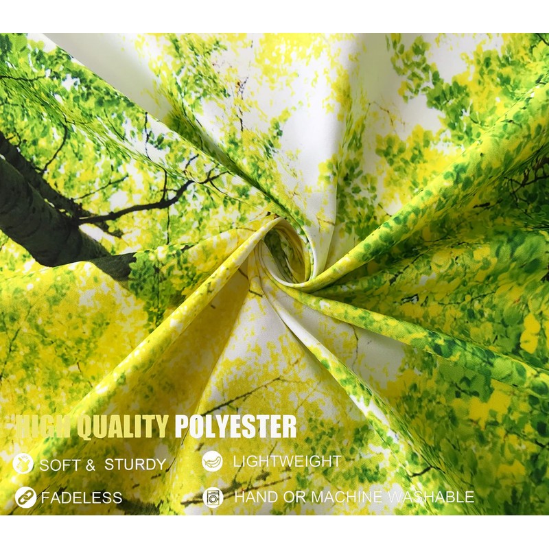 Onivein Green Forest Tapestry Nature Tapestry Ceiling Tree Sunlight Landscape