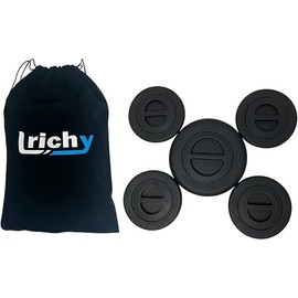 Bed Plug Cover Kit with Storage Bag for 2014-2025 Dodge Ram 2500 3500 Pickups Replacement 68225506AA, Puck System Gooseneck Covers for Truck with 5th Wheel/Gooseneck Tow/Trailer Tow Setups