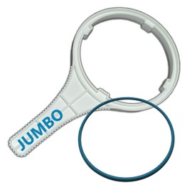 Llave Jumbo + O-ring Compatible Con Porta Filtro Rotoplas FJU-01, JUMBO y BigBlue