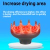 YingEnter Difusor Orquídea Negra, Secador de Pelo para Secadores con