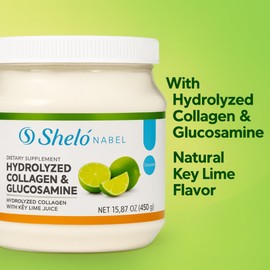 Colageno Limon Shelo Nabel Polvo/Collagen Lemon Powder Coyunturas Huesos Dolores Reumaticos, 15.87 oz