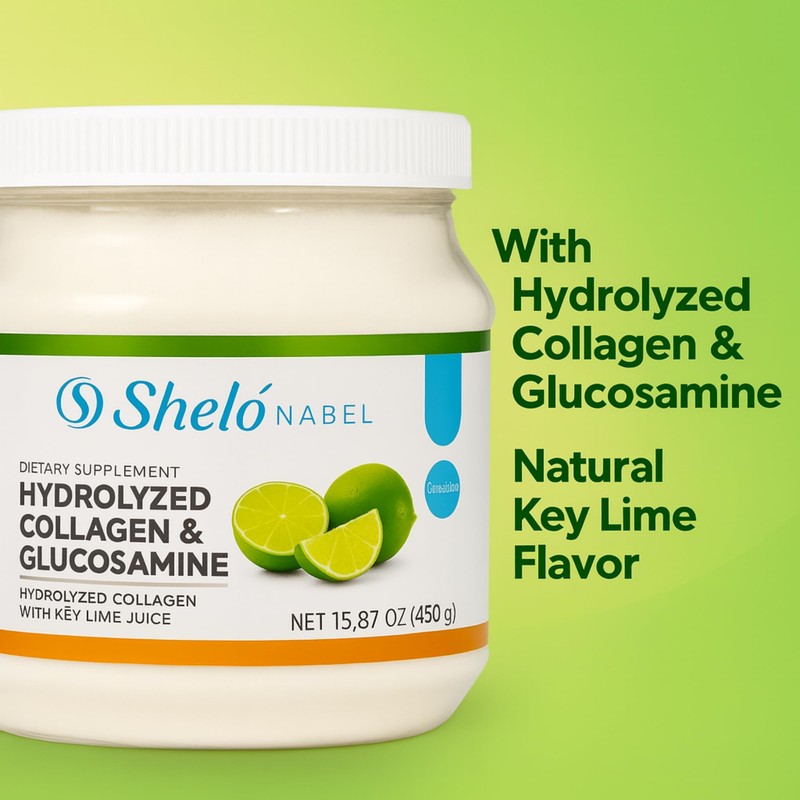 Colageno Limon Shelo Nabel Polvo/Collagen Lemon Powder Coyunturas Huesos Dolores