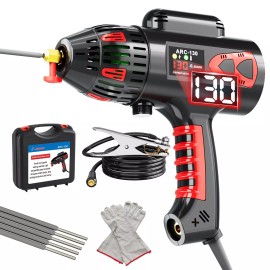 GZ GUOZHI 110V 130A Portable Handheld Stick ARC Welder, Digital Display, IGBT