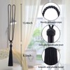Pretty Jolly 2 Pack Long Tassel Curtain Tiebacks Handmade Braided