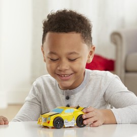 Transformers Transformers Rescue Bots Academy Bumblebee Converting Toy Robot, Playskool Heroes 6-Inch Collectible Action Figure Toy for Kids Ages 3 and Up