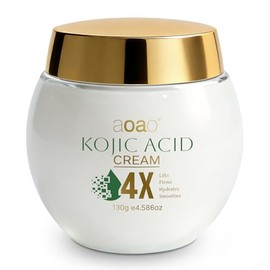 AOAO Kojic Acid Cream, Face Moisturizer with Centella & Arbutin, Hydrates Deeply with Niacinamide, Lightweight &Nourishing, Minimize Pores & Smooth, Barrier Repair & Improve Elasticity 130g/4.6oz