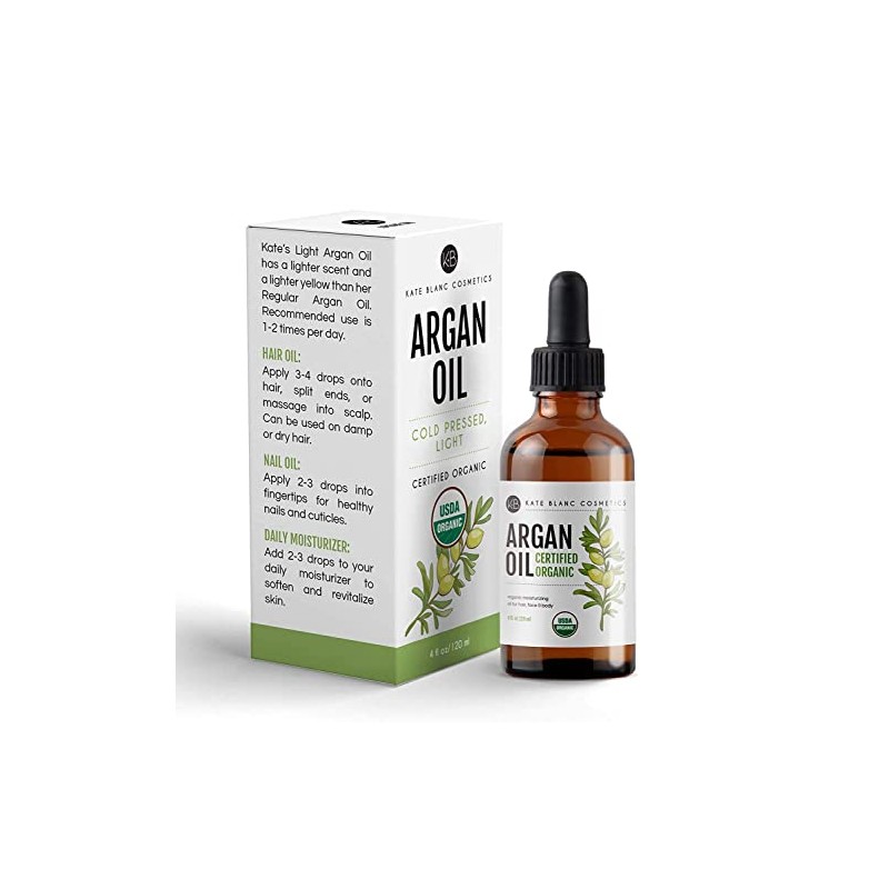 Moroccan Argan Oil (4oz), USDA Certified Organic, Virgin, 100% Pure,