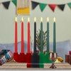 Zubebe 10 Pcs Kwanzaa Kinara Set 3 Red 3 Green