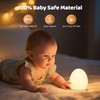 MediAcous Night Light for Kids, Baby Egg Light for Nursery,