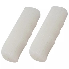 WESTWIND CRUISER CUSHION VINTAGE SCHWINN STINGRAY BICYCLE HADLEBAR WHITE GLITTER GRIPS