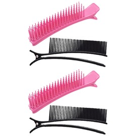 Angoily 4pcs Hair Root Clips for Curly Hair Volume Lightweight for Sectioning Curling Salon Clips