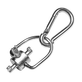 HVAC Tools Key, Refrigerant Locking Cap key for 410A and R22 Refrigerants, Refrigerant Locking Cap Tool for Air Refrigeration and Equipment Repair, HVAC Multi-function Triple Key HVAC Hand Tools