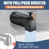 Tub Spout with Pull Down Diverter – Slip-Fit Bathtub Faucet