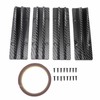 4PCS Car Rear Lower Spoiler Sporty Universal Rear Bumper Chassis
