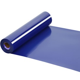 HTV Iron on Vinyl 12Inch by 25ft Roll HTV Heat Transfer Vinyl for T-Shirt HTV Vinyl Rolls for All Cutter Machine - Easy to Cut & Weed for Heat Vinyl Design (25ft, Blue)