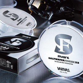 VARIVAS PE Line, Abani, Saltwater Finesse PE X8, 150 m, 0.2, No. 0.2 (5.6 lb), Crystal White