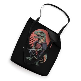 Samurai T-Rex Dinosaur Katana Sword Tyrannosaurus Rex Tote Bag