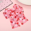 Valentine’s Day Hair Bows for Women Conversation Heart Hair Bow