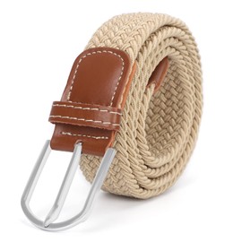 Toplive Elastic Braided Belt, Fashion Stretch Woven Belt, Canvas Woven Belts for Men Women