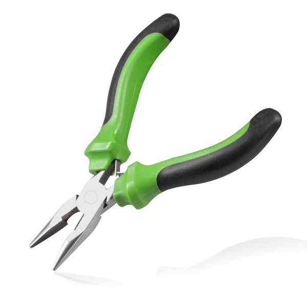 LEONTOOL 5 Inch Long Nose Pliers with Cutter Chain Nose