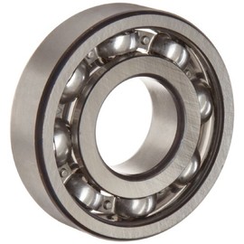 FAG 6302-C3 Deep Groove Ball Bearing, Single Row, Open, Steel Cage, C3 Clearance, Metric, 15mm ID, 42mm OD, 13mm Width, 43000 rpm Maximum Rotational Speed, 1200 lbf Static Load Capacity, 2550 lbf Dynamic Load Capacity
