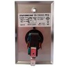 SECO-LARM Enforcer Single Gang Request-to-Exit Plate with 2 Illuminated Green
