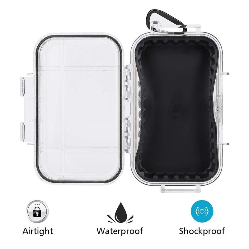 SolUptanisu Caja Seca Impermeable, Estuche Impermeable Impermeable Buceo Supervivencia Transporte