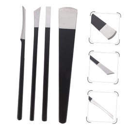 BIUDECO Stainless Steel Pedicure Tool Set 4-Piece Callus Remover Kit for Men Women Portable Foot Files Dead Skin Remover Professional Foot Care Tools for Home Use